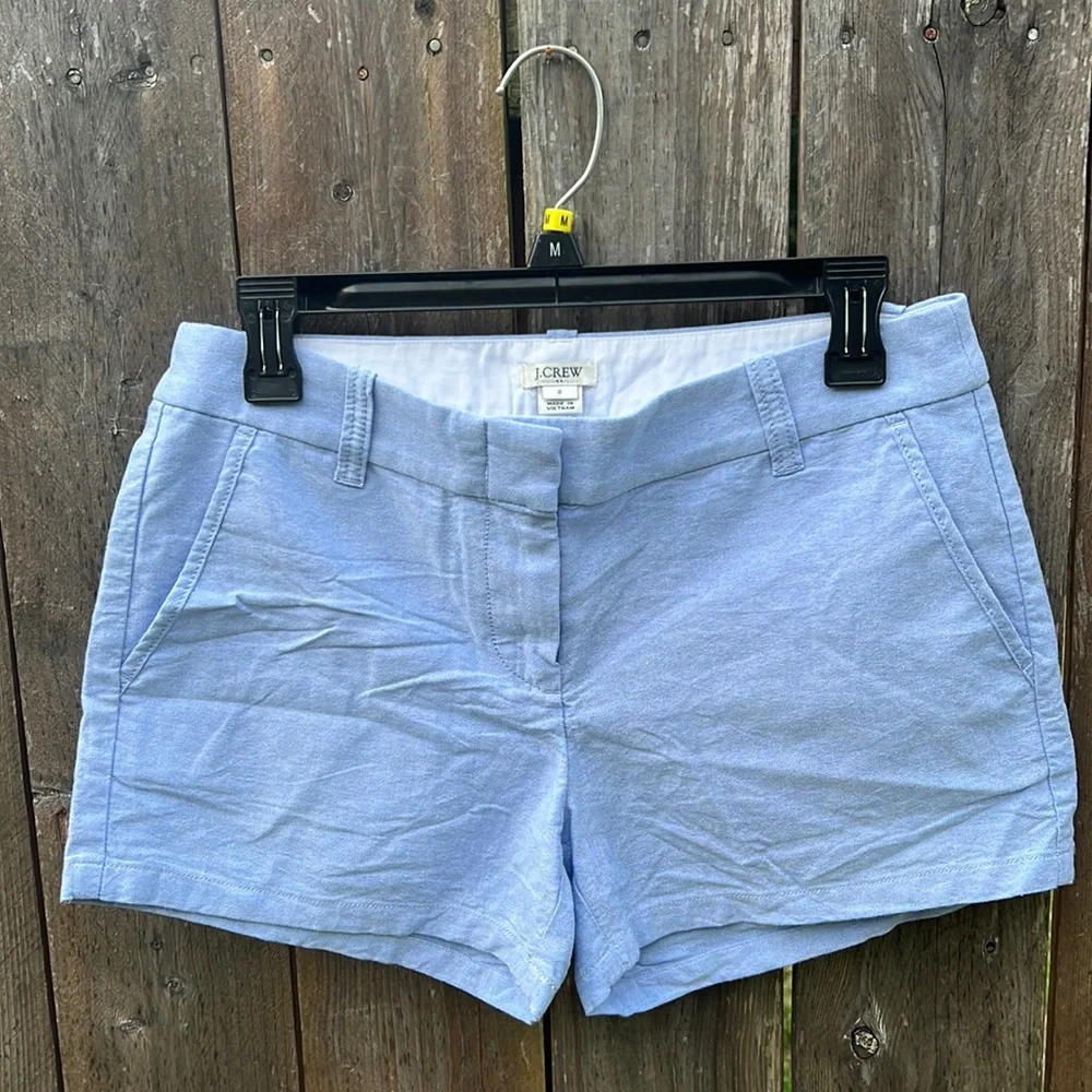 J.Crew womens light blue 3” inseam mini short size 2